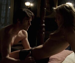 Sex scene of naked Anna Paquin - True Blood S02 E01 (2009)