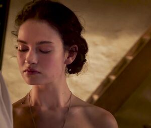 Sex video Lily James nude - The Exception (2016) 