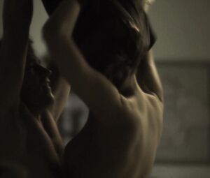 Rachelle Lefevre nude scene -  The Caller (2011)