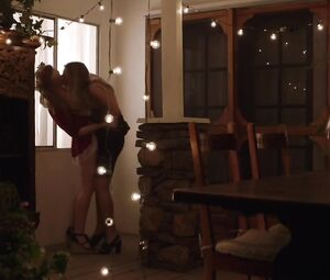 Smell of sex gets lesbian wild so she coerces shy co-star into submissive carnal fun