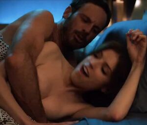 Shameless sex scene of redhead Anna Kendrick who gets it on in TV show Love Life