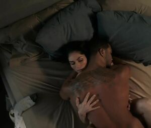 Black boss adores white chick Lela Loren and drills her in TV series Power S03E05 (2016)