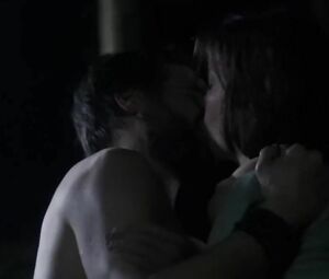 Sexy actress Susanne Wolff wants sex and takes it in the forest in feature film Hedda