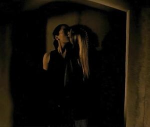 Girlfriends looks great humping each other in the crowded subway in The Secret Things