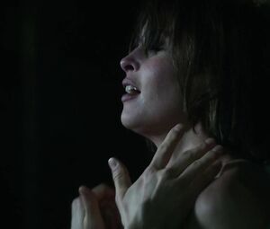 Wild Susanne Wolff fucks in the woods in 2016's Hedda