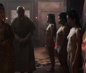 Olivia Cheng nude, Tara Lucia Prades nude – Marco Polo s01e03 (2014)